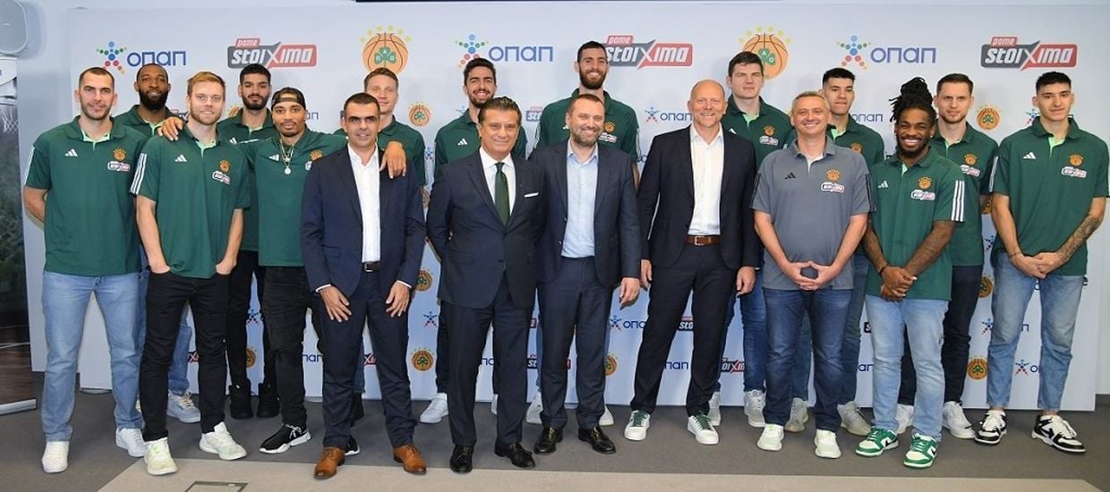 ΟΠΑΠ και ΚΑΕ Παναθηναϊκός συνεχίζουν μαζί για έβδομη σεζόν