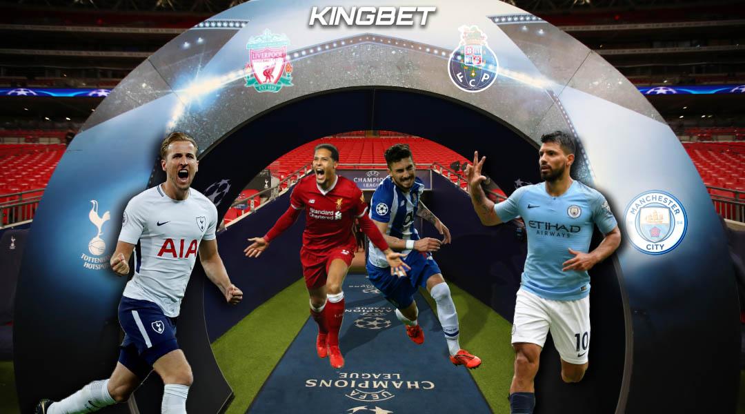 Τσάμπιονς Λιγκ, στοίχημα: Λίβερπουλ – Πόρτο, Τότεναμ – Μάντσεστερ Σίτι