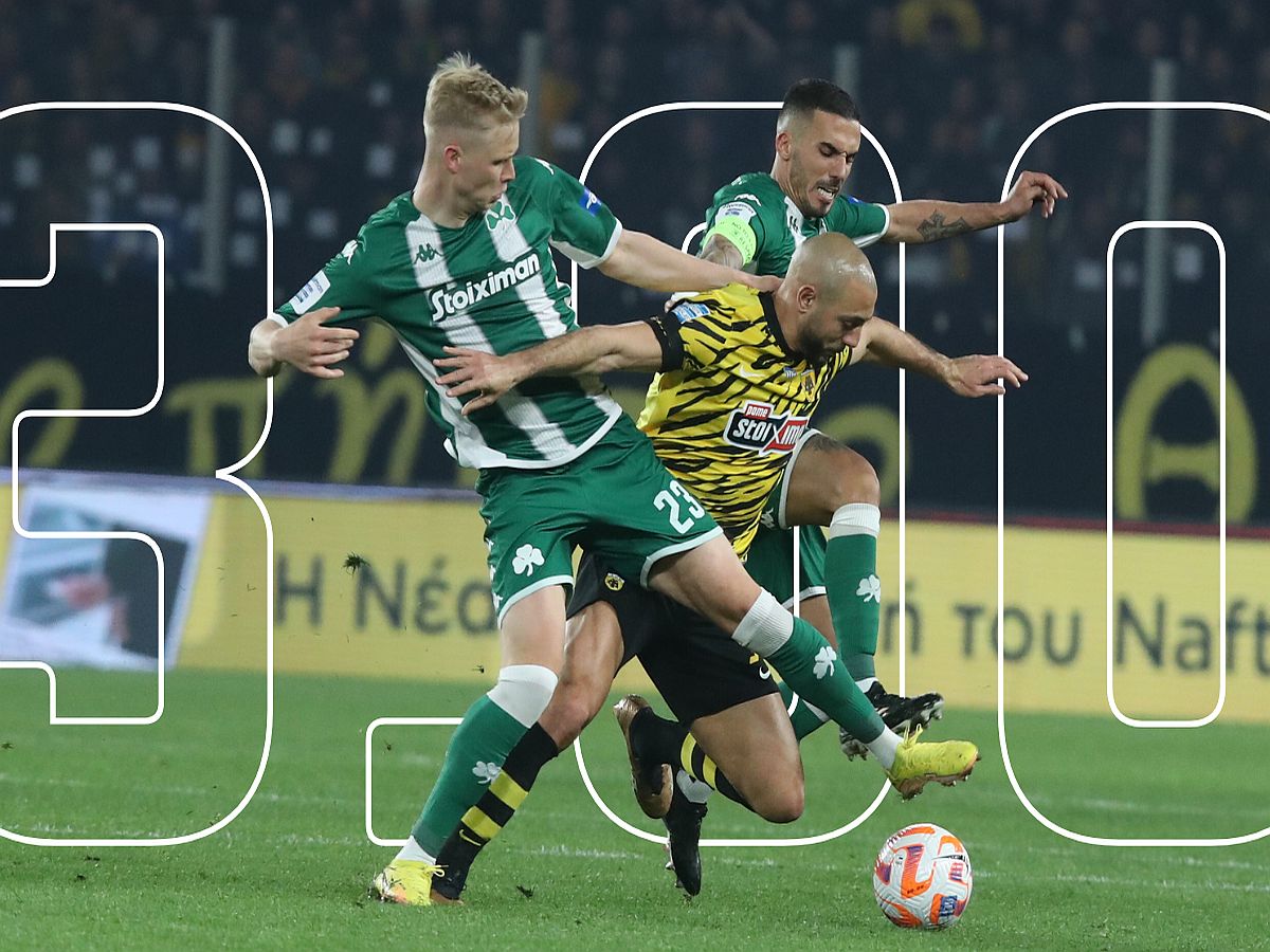 Stoiximan: Παναθηναϊκός 3.00, ισοπαλία 3.00, ΑΕΚ 3.00!