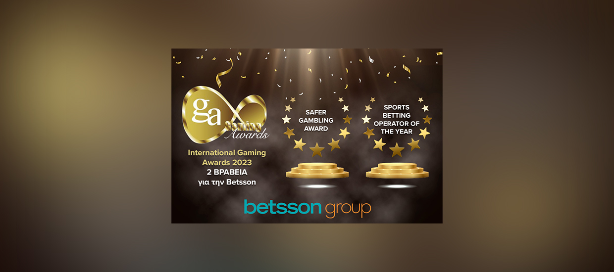 Με 2 βραβεία στα IGA 2023 η Betsson!