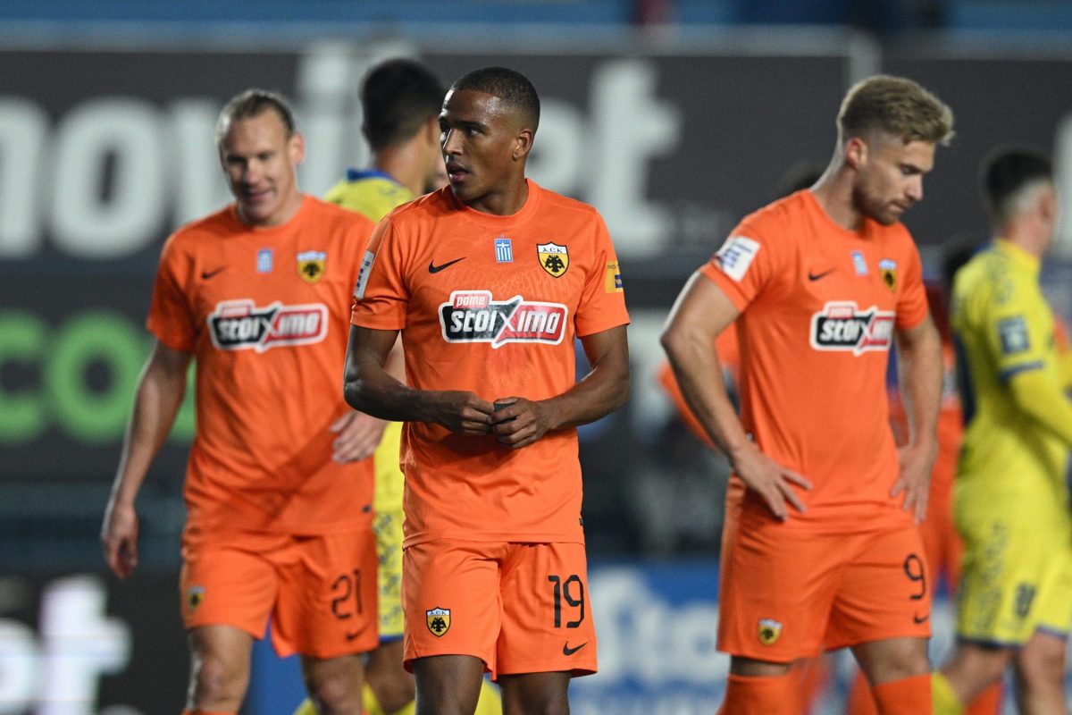 Η ΑΕΚ απώλεσε δύο βαθμούς στο Αγρίνιο. 