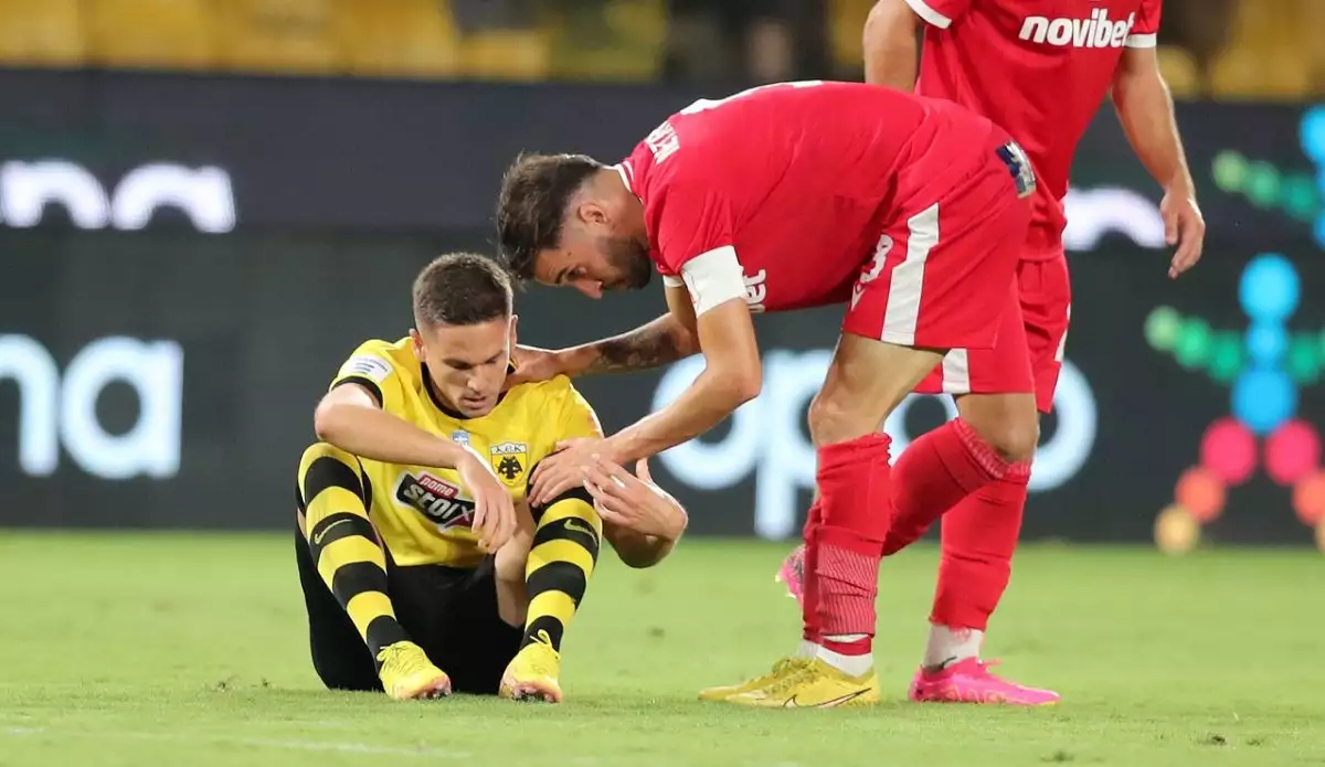 «Μισή» και πάλι η ΑΕΚ στο παιχνίδι με το Βόλο!