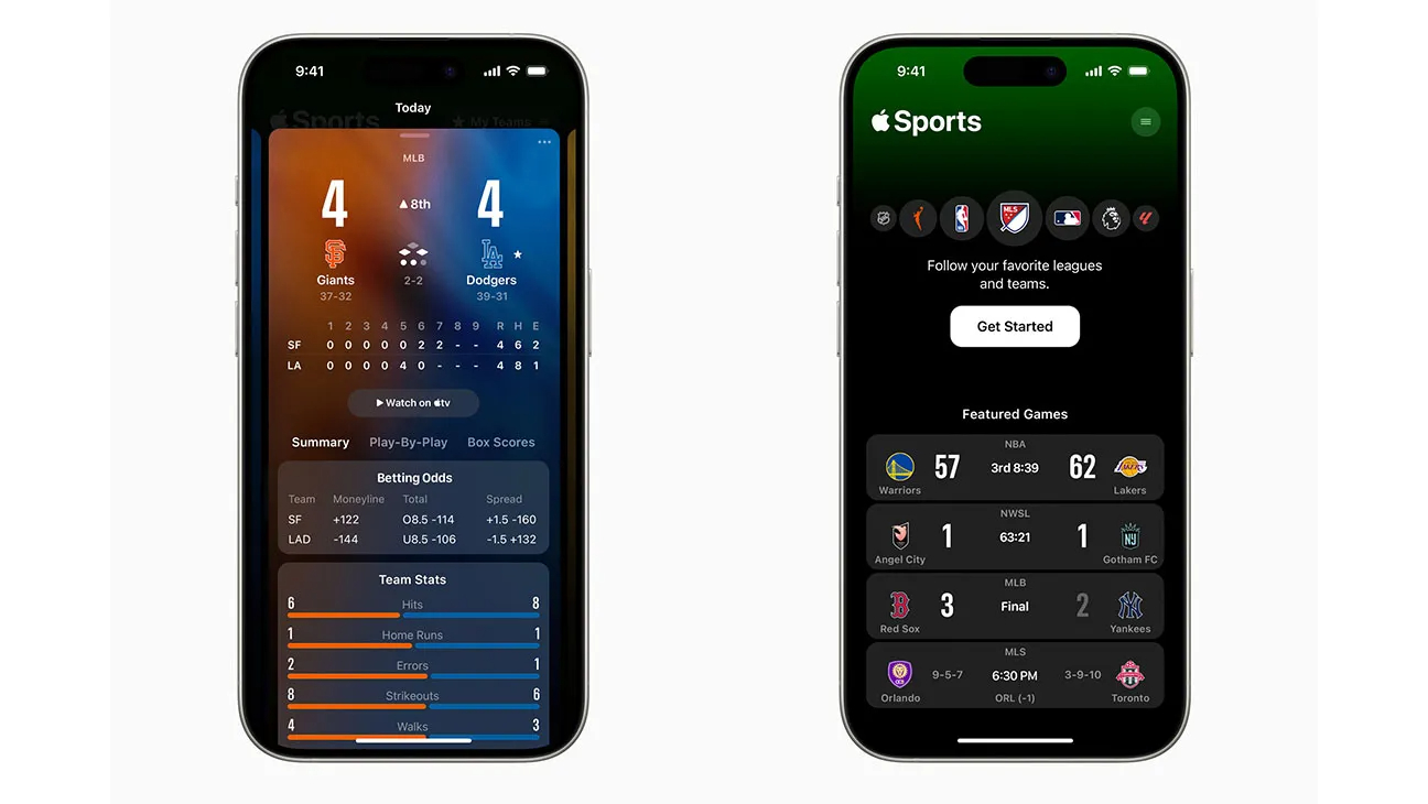 Apple Sports: Η νέα εφαρμογή της Apple για livescore και στοίχημα