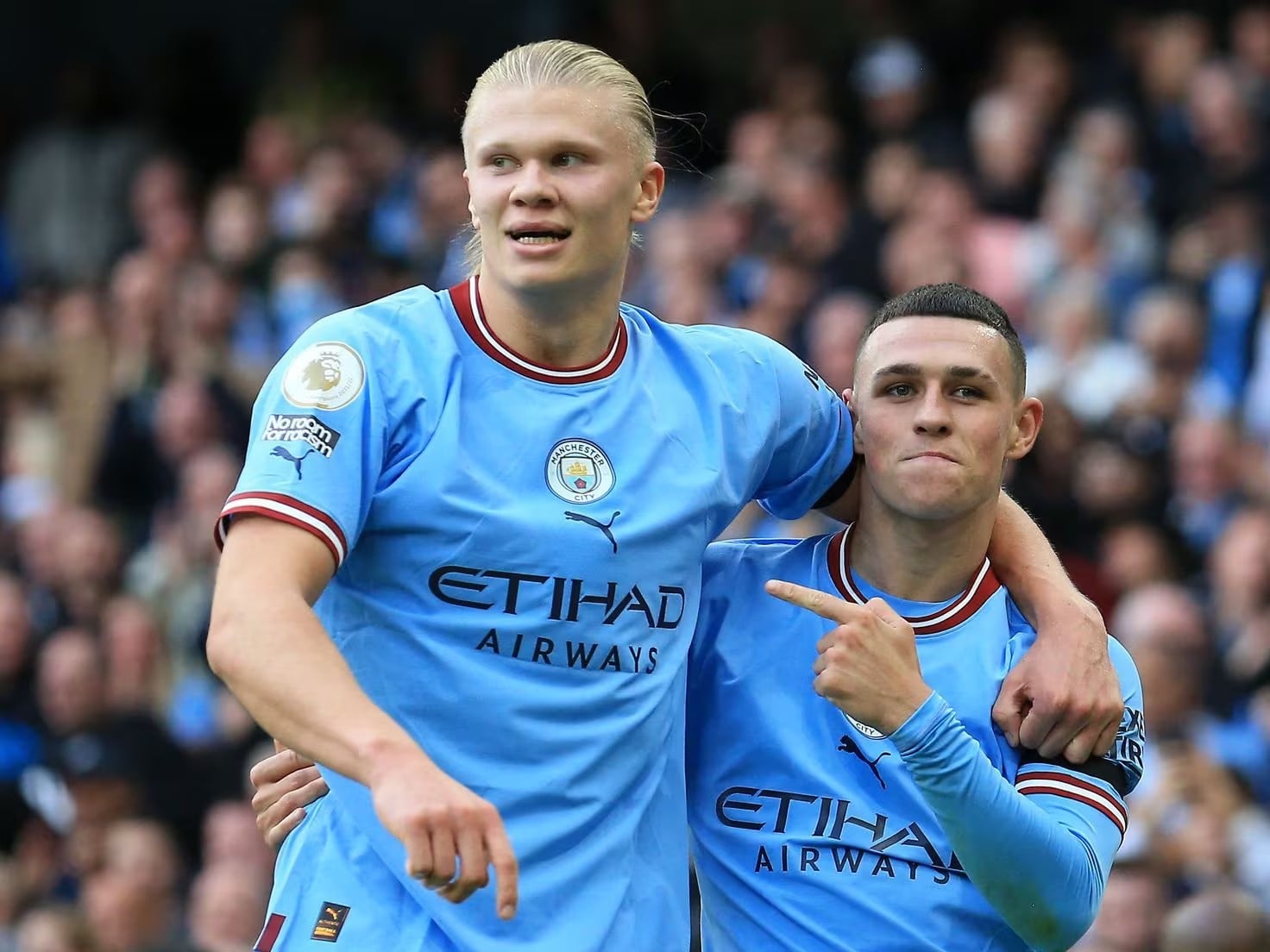 Χάαλαντ και Φόντεν πέτυχαν χατ-τρικ στην αναμέτρηση Μάντσεστερ Σίτι - Μάντσεστερ Γιουνάιτεντ 6-3 πέρυσι