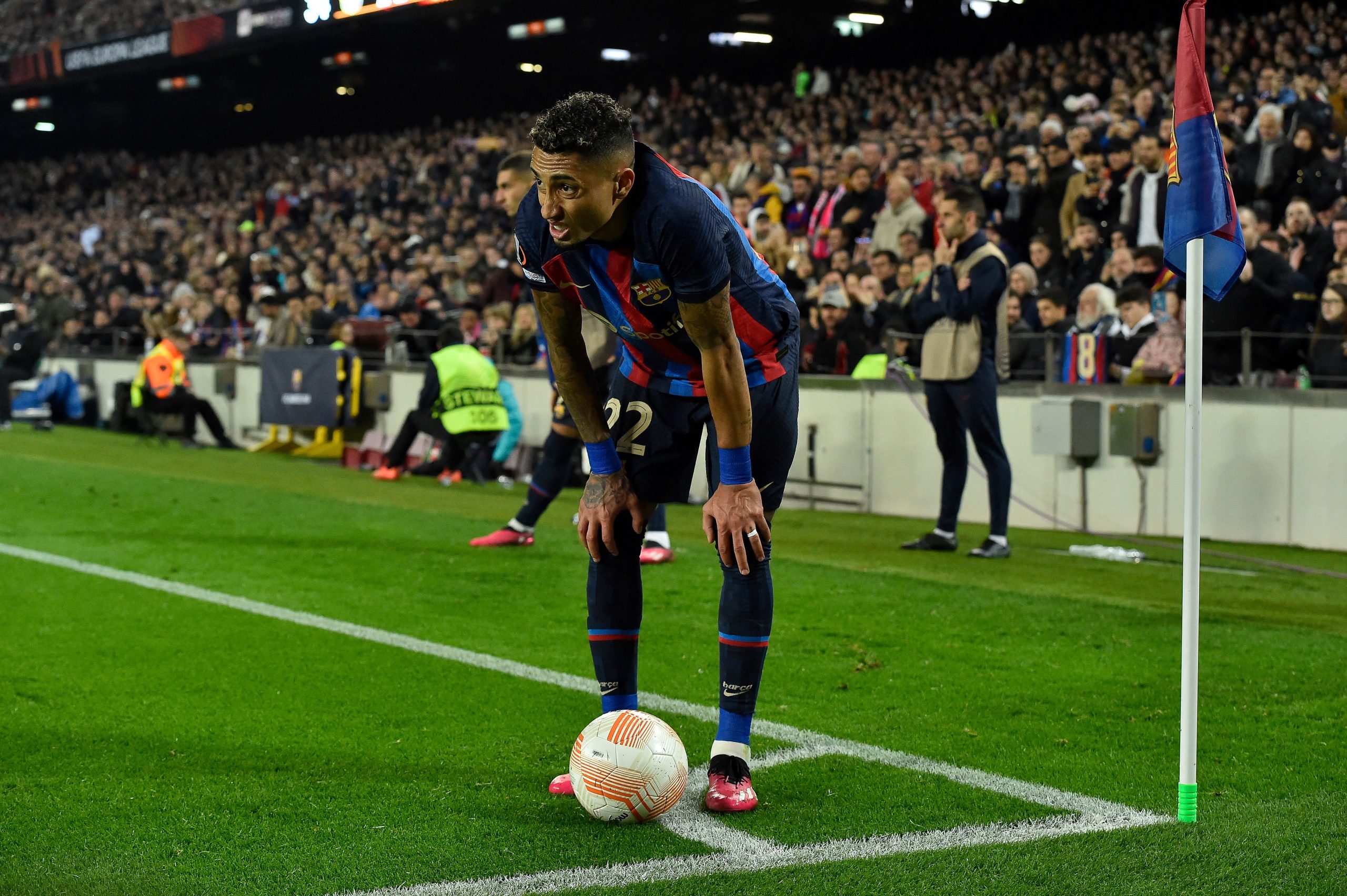 Τα κόρνερ της Μπαρτσελόνα.