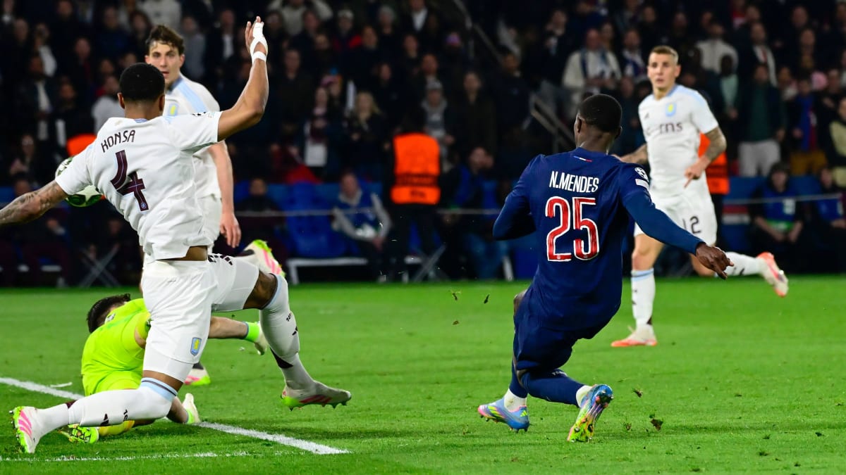 Το γκολ του Μέντες στις καθυστερήσεις του Παρί - Άστον Βίλα 3-1.