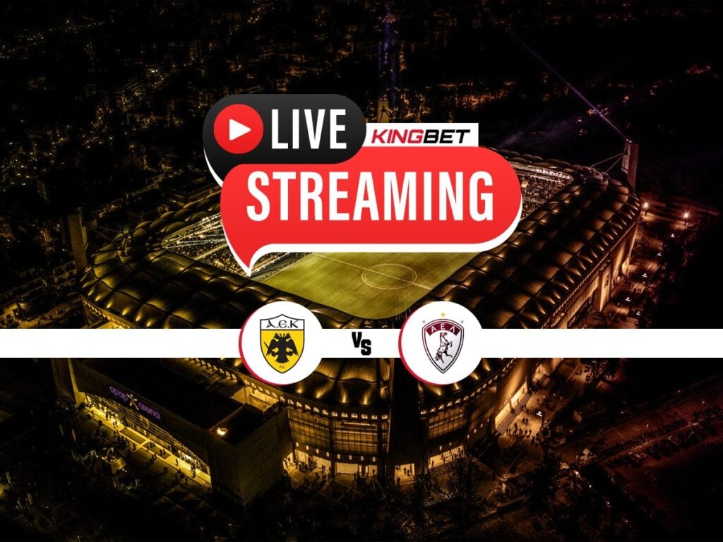 ΑΕΚ - ΑΕΛ Novibet Live Streaming
