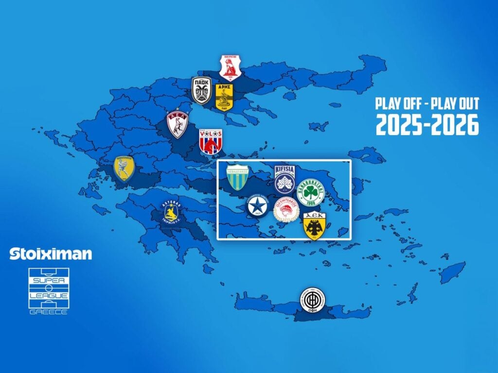 Stoiximan Super League: Πότε θα γίνει η κλήρωση των playoffs - playouts