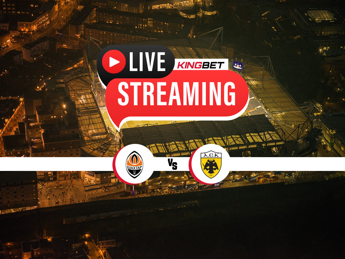 Σαχτάρ - ΑΕΚ live streaming